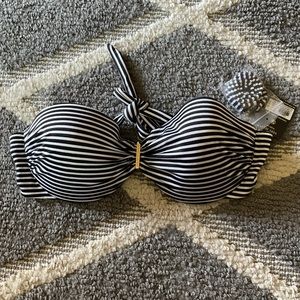 Victoria’s Secret push up strapless bikini top 36D NWT